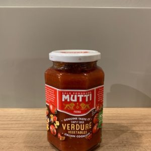 Mutti sauce tomate aux légumes